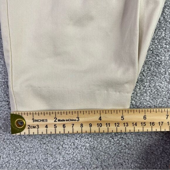 Zara Barrel Pants Women's XS Beige Tapered Cropped Pleated Balloon Pockets - Picture 11 of 12